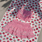 Candy Heart Two Piece Swimsuit Pink BOTTOM PREORDER