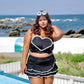 Candy Heart Two Piece Swimsuit Black BOTTOM PREORDER