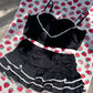 Candy Heart Two Piece Swimsuit Black BOTTOM PREORDER