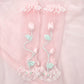 Rose Vine Arm Warmers - Pink // PREORDER