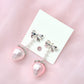 Strawberry Kiss Pearl Earrings - Pink // PREORDER