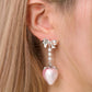 Strawberry Kiss Pearl Earrings - Pink // PREORDER