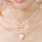 Strawberry Kiss Pearl Necklace - Pink // PREORDER