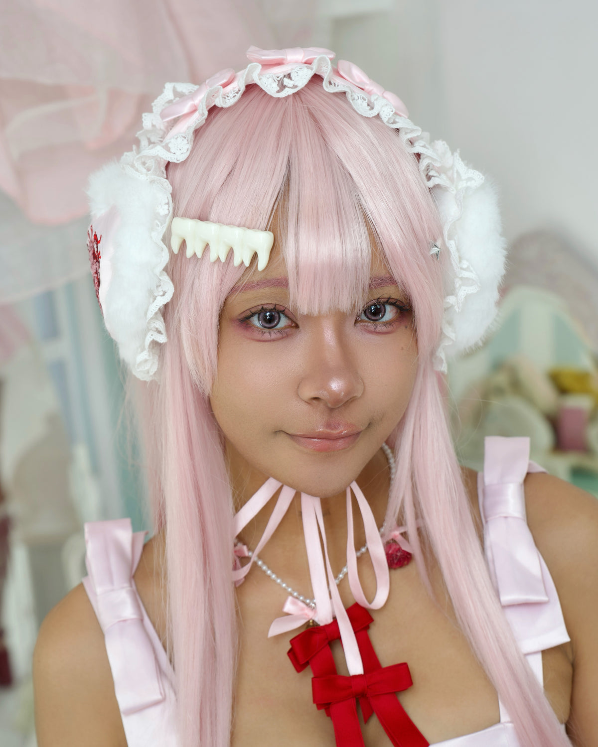 Anatomical Heart Ear Muffs - Pink // PREORDER