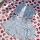 Candy Heart Two Piece Swimsuit Blue TOP PREORDER
