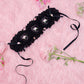 Heartbeat Rose Headdress - Black