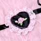 Sweetheart Rose Choker - Black