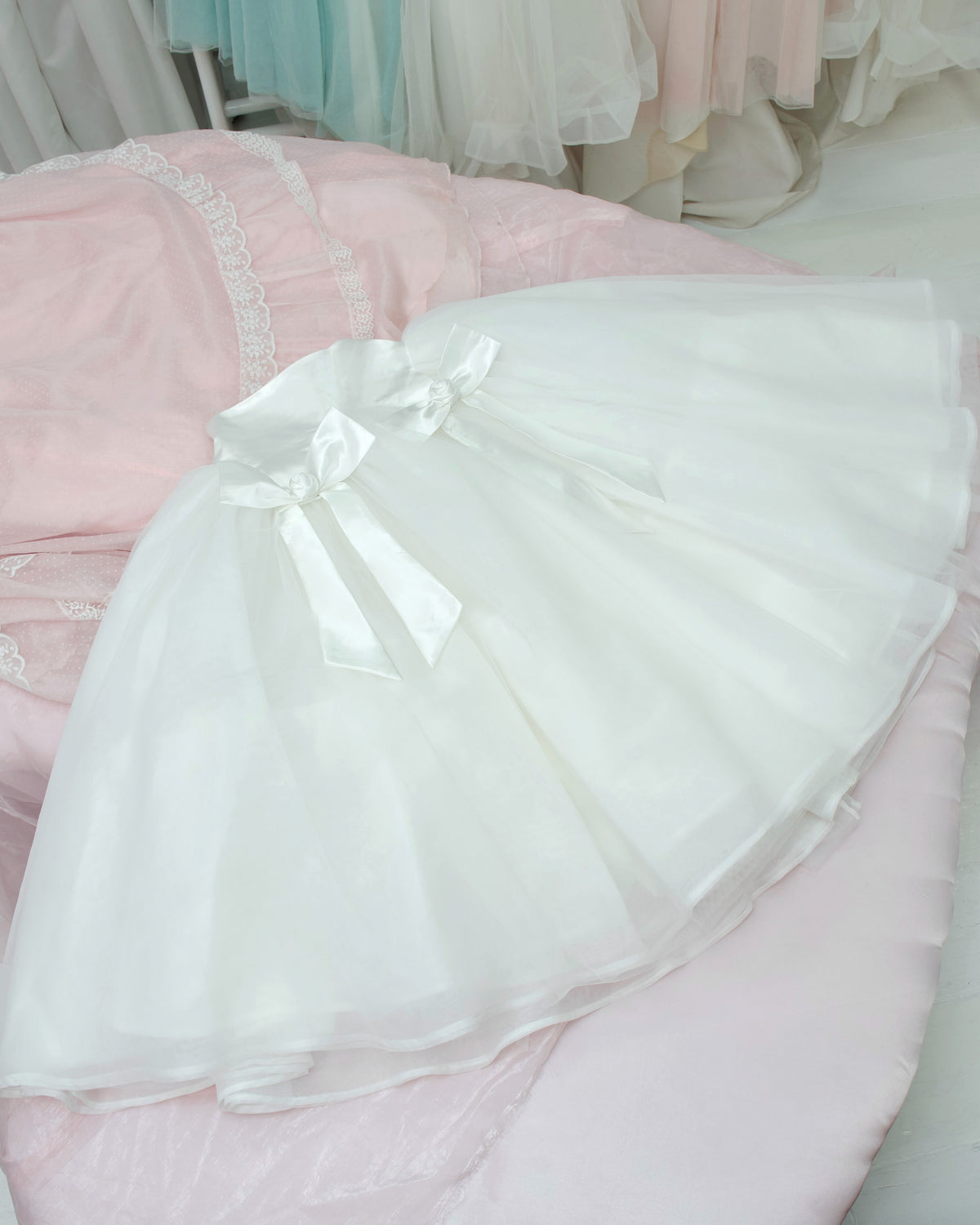Sweet Rose Princess Skirt - White // PREORDER