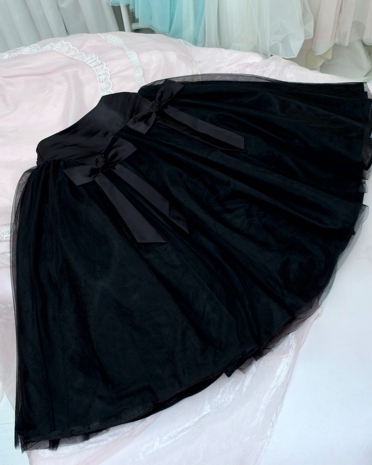 Sweet Rose Princess Skirt - Black // PREORDER