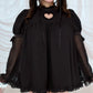 Heart Locked Babydoll Dress - Black // PREORDER