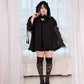 Heart Locked Babydoll Dress - Black // PREORDER