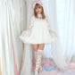 Heart Locked Babydoll Dress - White // PREORDER