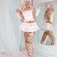 Little Layered Satin Skirt - Pink // PREORDER
