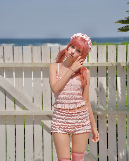 Vintage Sweetheart Two Piece Swimsuit Pink TOP PREORDER