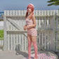 Vintage Sweetheart Two Piece Swimsuit Pink BOTTOM PREORDER