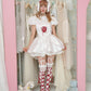 Anatomical Heart Corset Dress - White // PREORDER