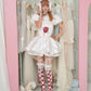 Anatomical Heart Corset Dress - White // PREORDER