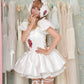 Anatomical Heart Corset Dress - White // PREORDER