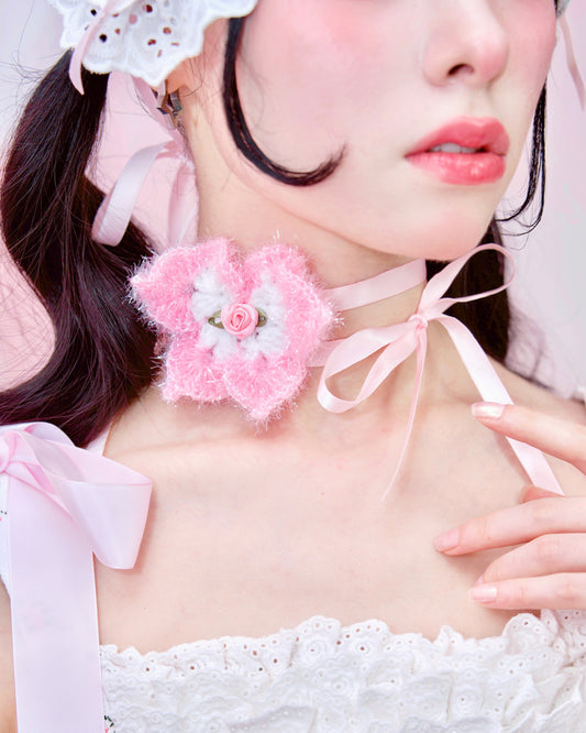 Chou Chou Choker - Pink