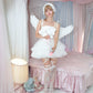 Sugar Ribbon Tulle Dress - White // PREORDER