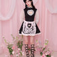 Cottage Frill Apron - Black