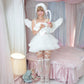 Sugar Ribbon Tulle Dress - White // PREORDER
