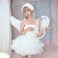 Sugar Ribbon Tulle Dress - White // PREORDER
