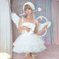 Sugar Ribbon Tulle Dress - White // PREORDER
