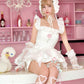 Rosy Romance Corset Top - White // PREORDER
