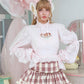 Cupid's Charm Heart Cutout Cotton Blouse - Pink // PREORDER