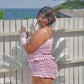 Vintage Sweetheart Two Piece Swimsuit Lilac TOP PREORDER