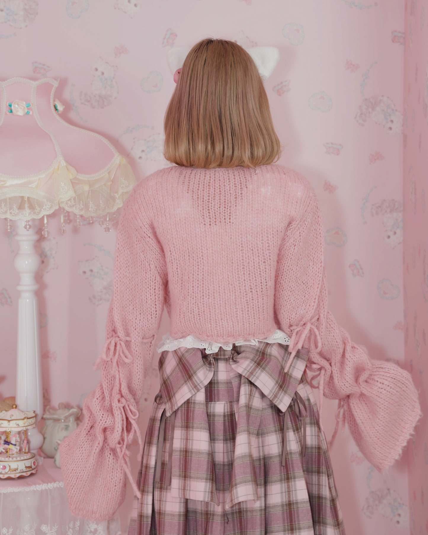 Marshmallow Rose Cardigan - Pink // PREORDER