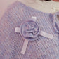 Marshmallow Rose Cardigan - Purple // PREORDER