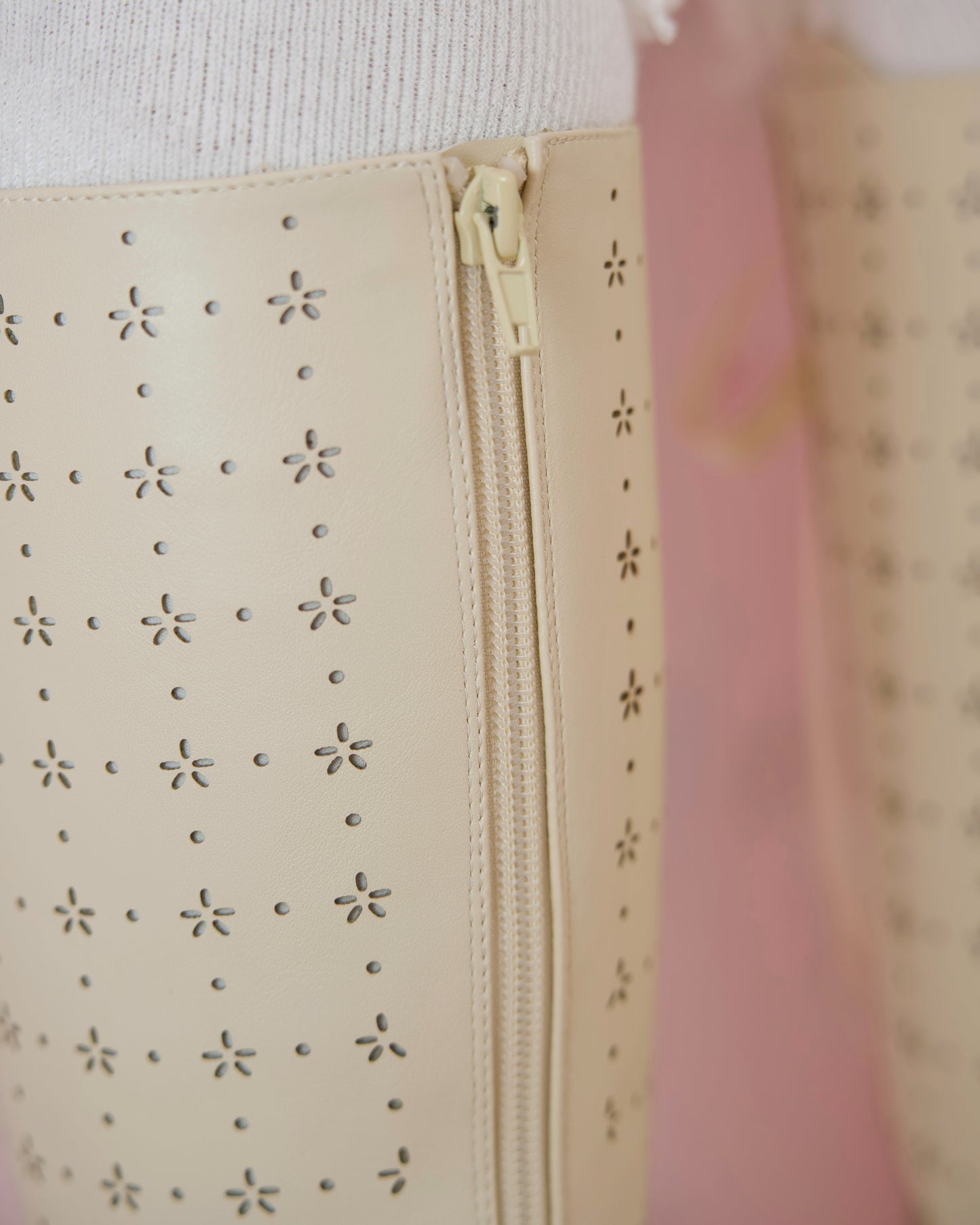 Sweet Obsession Knee-High Lace Up Boots - Vanilla // PREORDER