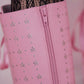 Sweet Obsession Knee-High Lace Up Boots - Raspberry // PREORDER