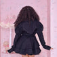 Sugarplum Heart Coat - Black