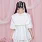 Sweet Sailor Cotton Dress - White // PREORDER