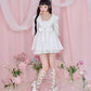 Sweet Sailor Cotton Dress - White // PREORDER