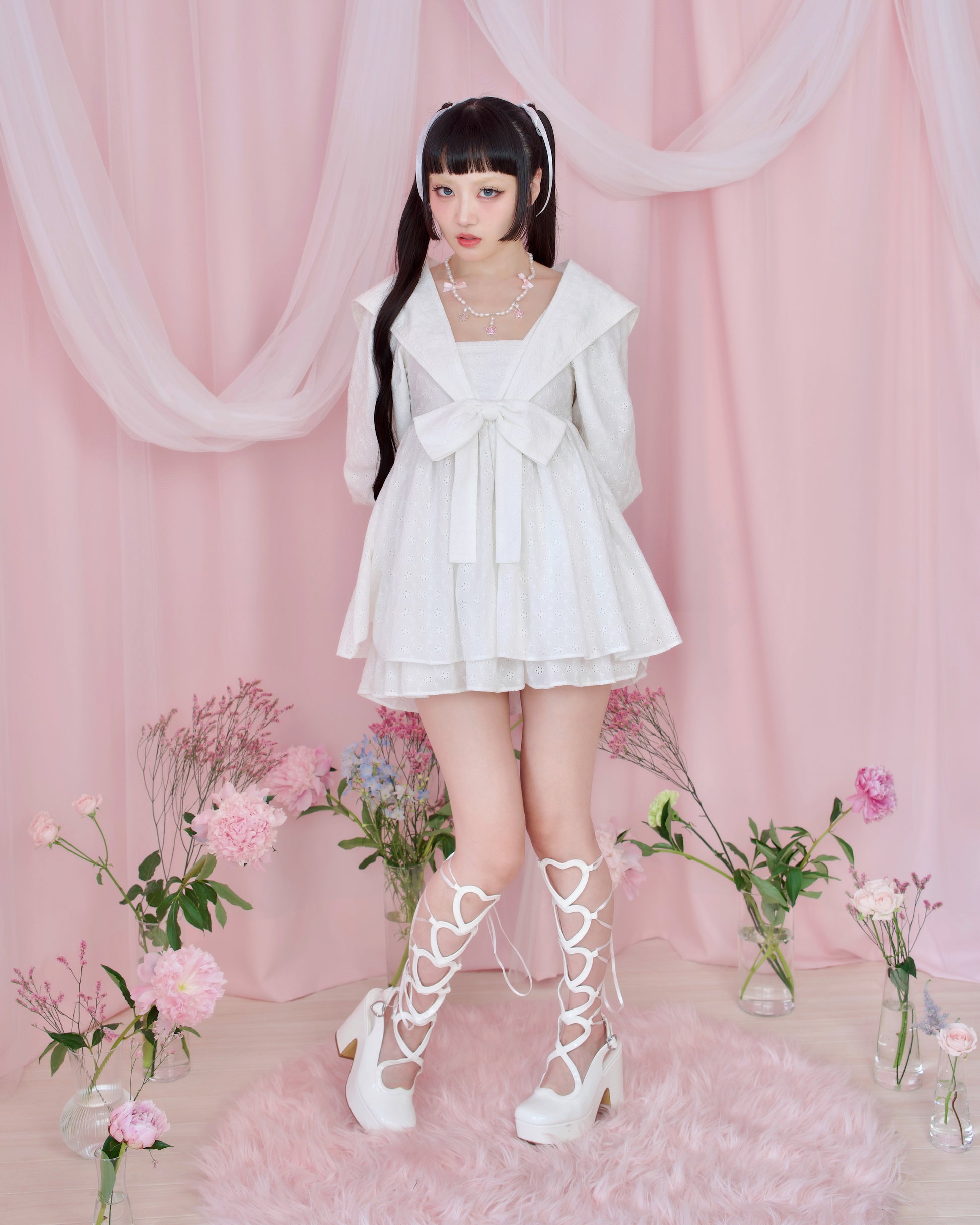 Sweet Sailor Cotton Dress