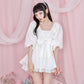 Sweet Sailor Cotton Dress - White // PREORDER
