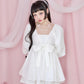 Sweet Sailor Cotton Dress - White // PREORDER