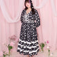 Vintage Lace Dreams Dress - Black // PREORDER