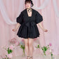 Sweet Sailor Cotton Dress - Black // PREORDER