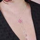 Sakura Petal Necklace - Silver