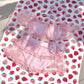 Rosette Veil Two Piece Swimsuit Floral Pink BOTTOM PREORDER