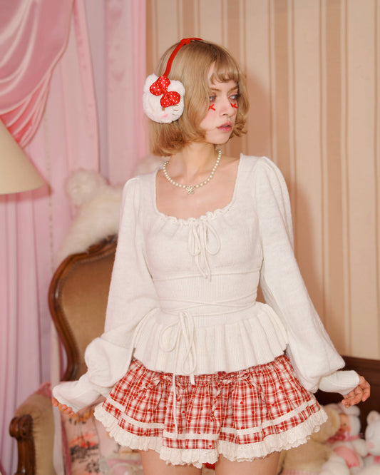 Fleur de Lune Sweater White // PREORDER