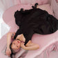 Ribboned Romance Dress - Black // PREORDER