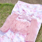 Flutters in the Breeze Two Piece Swimsuit Pink BOTTOM PREORDER
