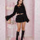 Sweet Obsession Knee-High Lace Up Boots - Liquorice // PREORDER