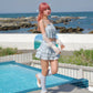 Candy Heart Two Piece Swimsuit Blue BOTTOM PREORDER